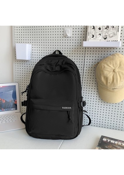 Sırt Çantası Erkek Büyük Kapasiteli Öğrenci Okul Çantası Erkek Rahat Basit Seyahat Sırt Çantası Kadın (Yurt Dışından)