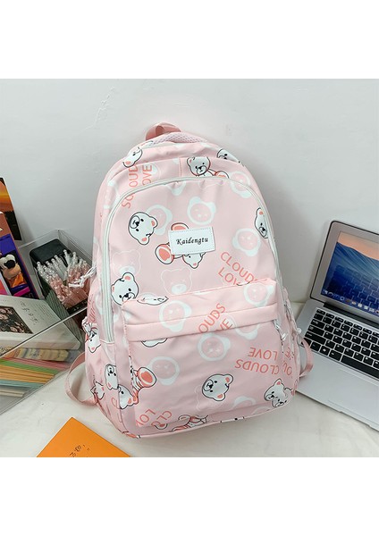 Ilkokul ve Ortaokul Öğrencileri Için Karikatür Baskılı Okul Çantaları, Kız Çocukları Için Sırt Çantaları, Büyük Kapasiteli Üniversite Öğrencileri Için Gösterişli Sırt Çantaları (Yurt Dışından)