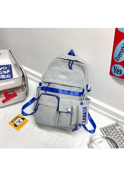 Iş Kıyafeti Okul Çantası Kadın Niş Tasarım Ortaokul Öğrencisi Lise Öğrencisi Büyük Kapasiteli Trendy Sırt Çantası (Yurt Dışından)