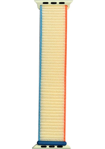 Casemax Watch Ultra 49MM Kordon Uyumlu Krd-03 Hasır Strap Kayış Zore - 66-Cream