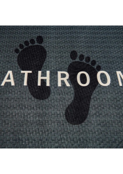 Soft Bathroom Dikdörtgen Sihirli Banyo Paspası - Antrasit - 50X70 cm