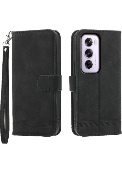 Oppo Oppo 12 Pro 5g Premium Bileklik Kart Yuvaları Nakit Cep Için Flip Case (Yurt Dışından)