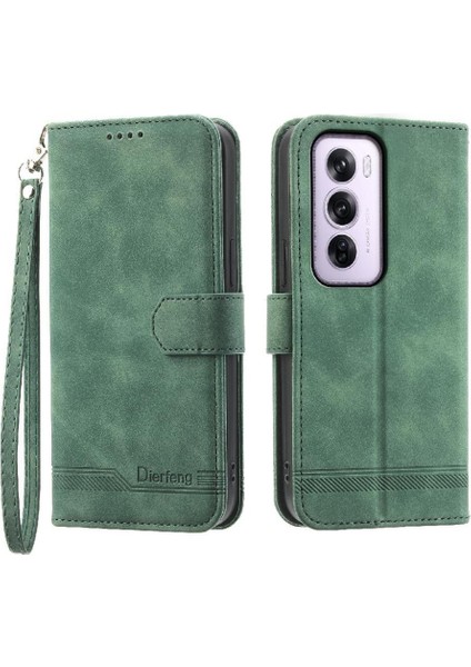 Oppo Oppo 12 Pro 5g Premium Bileklik Kart Yuvaları Nakit Cep Için Flip Case (Yurt Dışından)