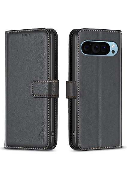 Google Pixel 9 Pro Çok Renkli Iş Cüzdanı Çoklu Kart Için Flip Case (Yurt Dışından)
