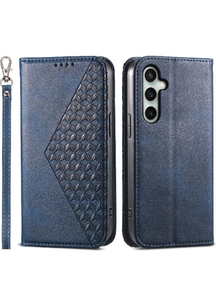 Samsung Galaxy S24 Fe Eşkenar Dörtgen Şekli Için Flip Case Günlük Kullanım Standı El (Yurt Dışından)