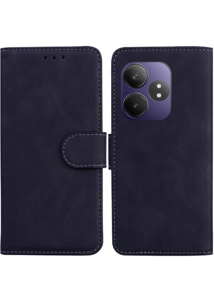 Realme Gt 6t Manyetik Standı Tutucu Premium Pu Deri Kart Için Flip Case (Yurt Dışından)