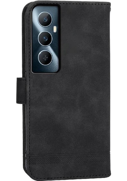 Realme C65 Manyetik Kapatma Nakit Cep Bileklik Kartı Için Flip Case (Yurt Dışından)