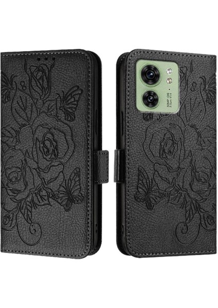 Motorola Kenar 40 5g Pu Deri Kredi Kartı Yuvası Manyetik (Yurt Dışından)