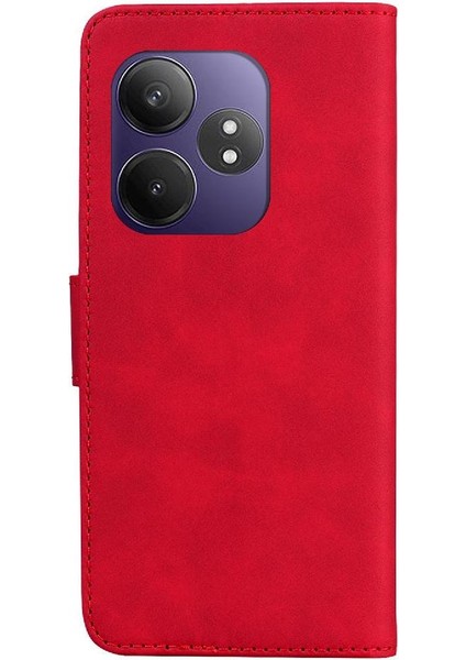 Realme Gt 6 Için Flip Case Kelebek Renk Baskılı Cüzdan Flip Folio Kapak (Yurt Dışından)