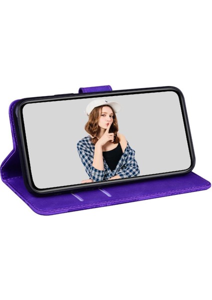 Samsung Galaxy M35 Renk Baskılı Kelebek Cüzdan Flip Için Flip Case Folio (Yurt Dışından)