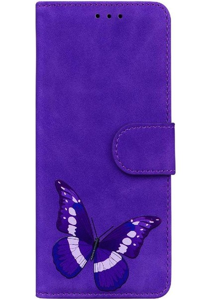 Samsung Galaxy M35 Renk Baskılı Kelebek Cüzdan Flip Için Flip Case Folio (Yurt Dışından)