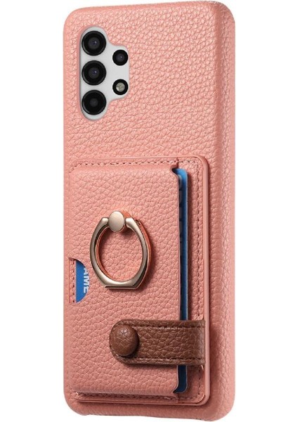 Samsung Galaxy A13 4g Premium Dokulu Deri Halka Standı Kartı (Yurt Dışından) indirimleri
