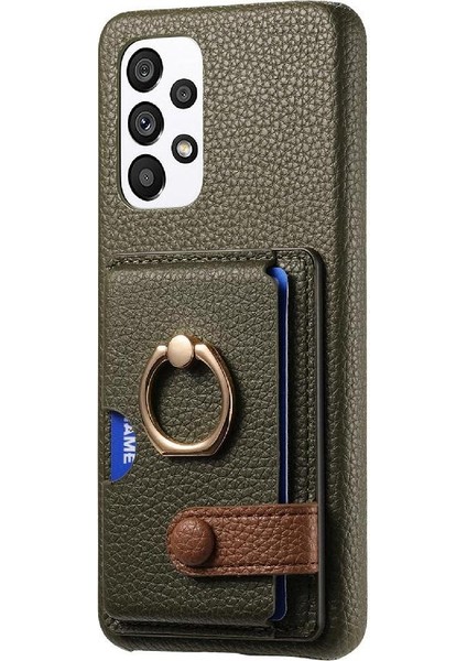 Samsung Galaxy A52 5g Kart Yuvaları Halka Standı Premium Dokulu (Yurt Dışından)