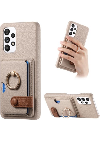 Samsung Galaxy A52 5g Kart Yuvaları Halka Standı Premium Dokulu (Yurt Dışından)