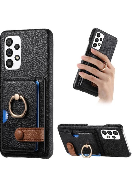 Samsung Galaxy A52 5g Kart Yuvaları Halka Standı Premium Dokulu (Yurt Dışından)