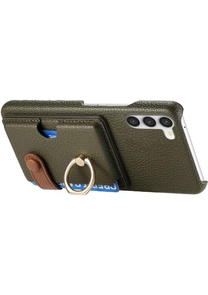 Samsung Galaxy S23 Fe Halka Standı Kart Yuvaları Premium Dokulu (Yurt Dışından) fiyatları