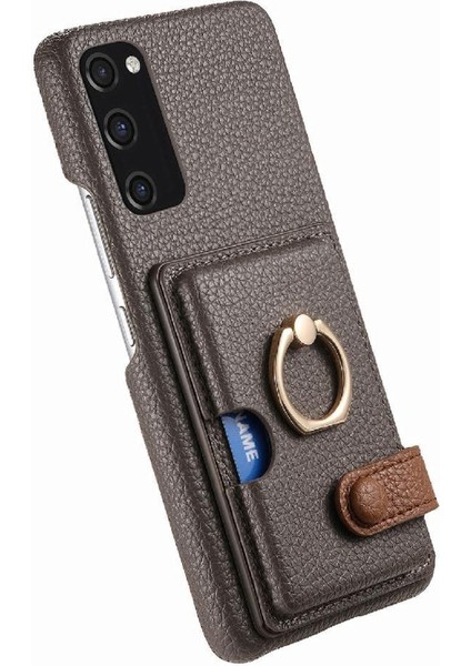 Samsung Galaxy S20 Fe Halka Standı Kart Yuvaları Premium Dokulu (Yurt Dışından) fiyatları