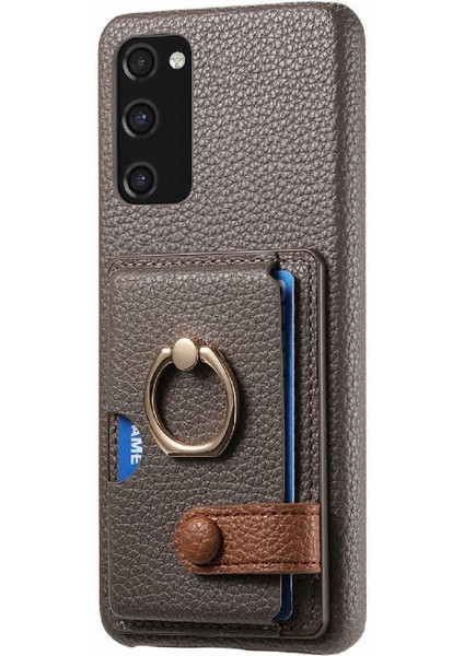 Samsung Galaxy S20 Fe Halka Standı Kart Yuvaları Premium Dokulu (Yurt Dışından) fırsatları