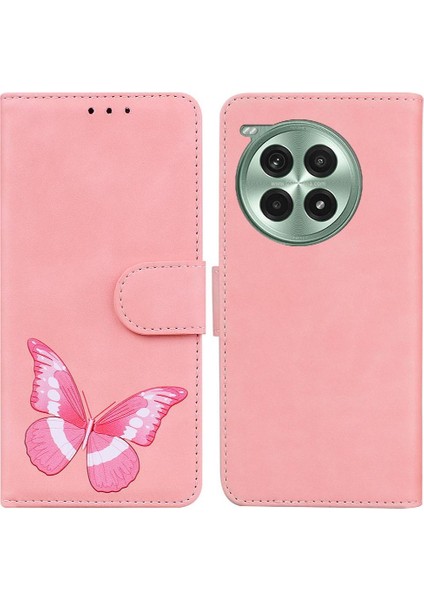 Oneplus Ace 3 Pro Için Flip Case Kelebek Flip Folio Kapak Cüzdan Renk (Yurt Dışından)