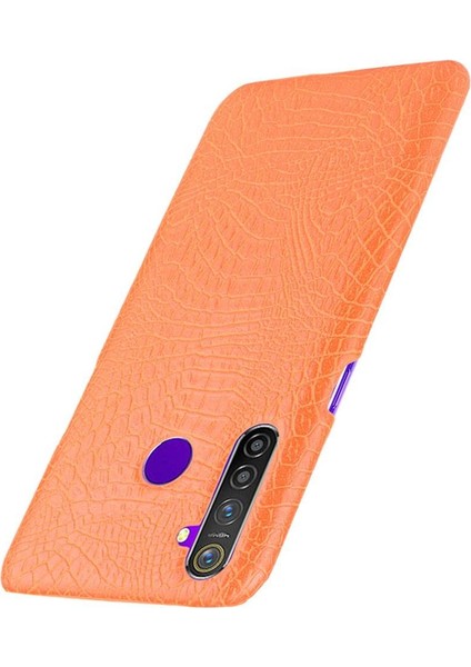 Realme Q/realme 5 Pro Uyumluluk Klasik Kapak Için Şık Klasik Kılıf (Yurt Dışından)