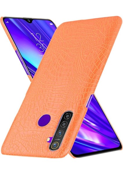 Realme Q/realme 5 Pro Uyumluluk Klasik Kapak Için Şık Klasik Kılıf (Yurt Dışından)