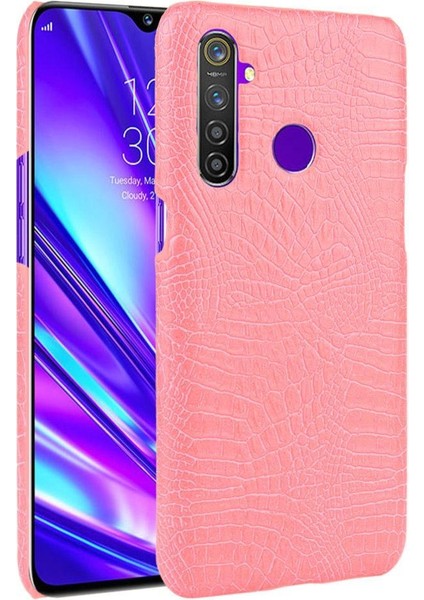 Realme Q/realme 5 Pro Uyumluluk Klasik Kapak Için Şık Klasik Kılıf (Yurt Dışından)