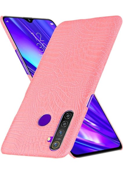 Realme Q/realme 5 Pro Uyumluluk Klasik Kapak Için Şık Klasik Kılıf (Yurt Dışından)