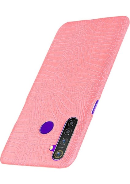 Realme Q/realme 5 Pro Uyumluluk Klasik Kapak Için Şık Klasik Kılıf (Yurt Dışından)