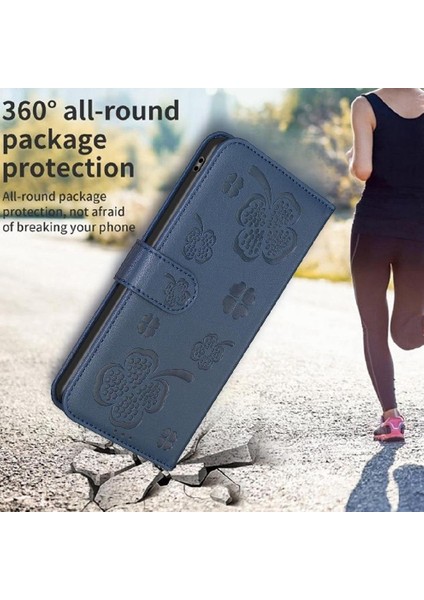 Google Piksel 7A Yonca Çiçek Pu Deri Cüzdan Kart Yuvaları Için Flip Case (Yurt Dışından) fırsatları