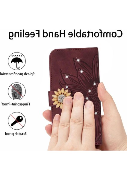 Oppo Oppo 12 Pro 5g Darbeye Dayanıklı Tpu Kabuk Flip Cüzdan Kredi Kartı (Yurt Dışından) modelleri