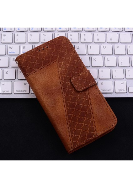 Realme Gt 6t Flip Folio Kapak Için Telefon Kılıfı Pu Deri Kart Yuvası Fonksiyonu (Yurt Dışından)