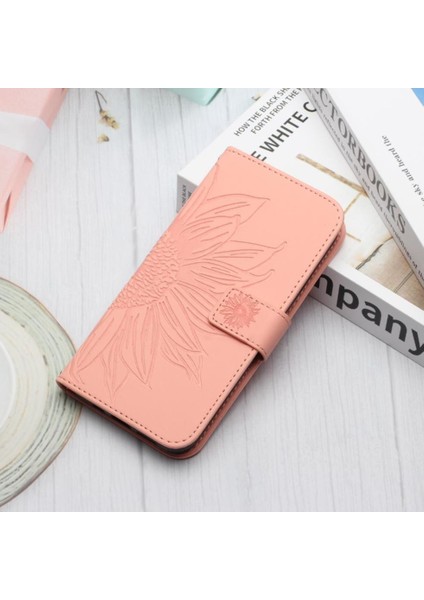 Sony Xperia 10 Vı Için Kılıf Kısa Kayış Kabartmalı Ayçiçeği Flip Cüzdan Kılıf (Yurt Dışından) fırsatları