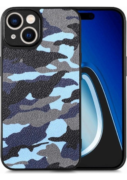 IPhone 15 Için Kılıf Camo Tasarım Anti Damla Hafif Kablosuz Şarj (Yurt Dışından)