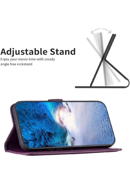 Samsung Galaxy A14 4g/5g Çoklu Kart Yuvası Iş Cüzdan Için Flip Case (Yurt Dışından)