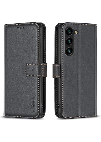 Samsung Galaxy S23 Deri Çanta Çok Renkli Iş Cüzdan Için Flip Case (Yurt Dışından)