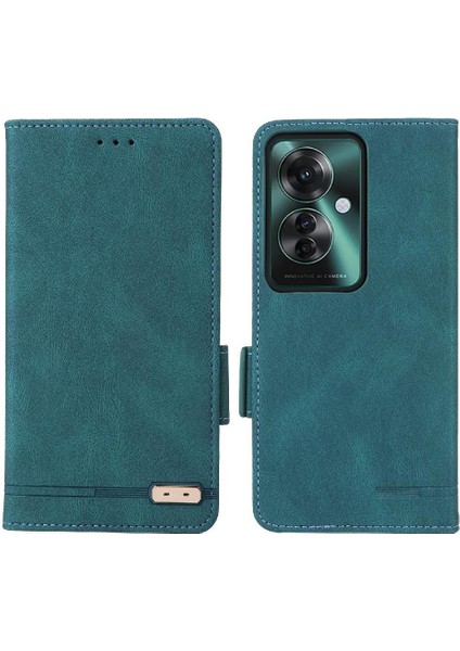 Toka Kart Tutucu ile Oppo RENO11 F 5g Manyetik Cüzdan Için Flip Case (Yurt Dışından)