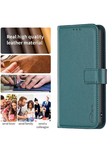 Samsung Galaxy Için Flip Case A52S 5g Çoklu Kart Yuvası Deri Kılıf Cüzdan (Yurt Dışından)