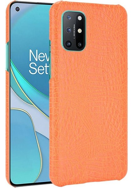 Oneplus 8t Klasik Timsah Moda Anti Scratch Için Şık Klasik Kılıf (Yurt Dışından)