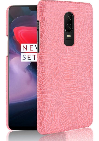 Oneplus 6 Klasik Timsah Moda Uyumluluğu Için Şık Klasik Kılıf (Yurt Dışından)