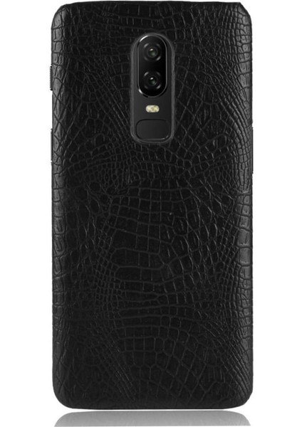 Oneplus 6 Klasik Timsah Moda Uyumluluğu Için Şık Klasik Kılıf (Yurt Dışından)