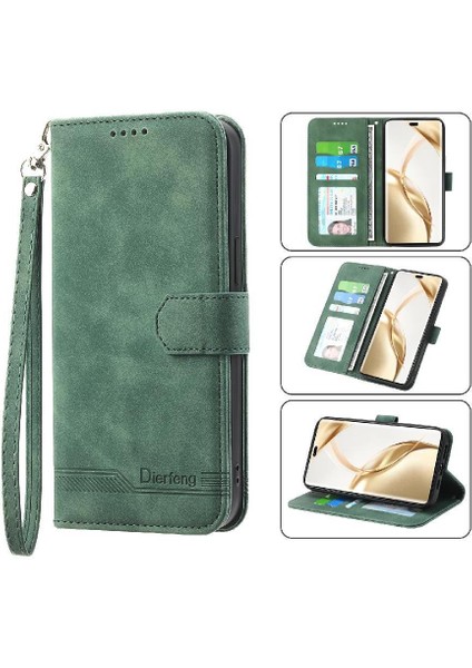 Onur 200 Pro Bileklik Manyetik Kapatma Premium Nakit Kartı Için Flip Case (Yurt Dışından)