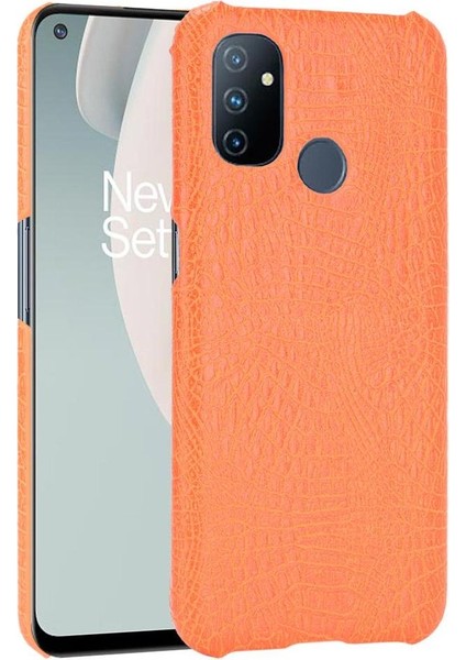 Oneplus Nord N100 Klasik Timsah Moda Kapak Için Şık Klasik Kılıf (Yurt Dışından)
