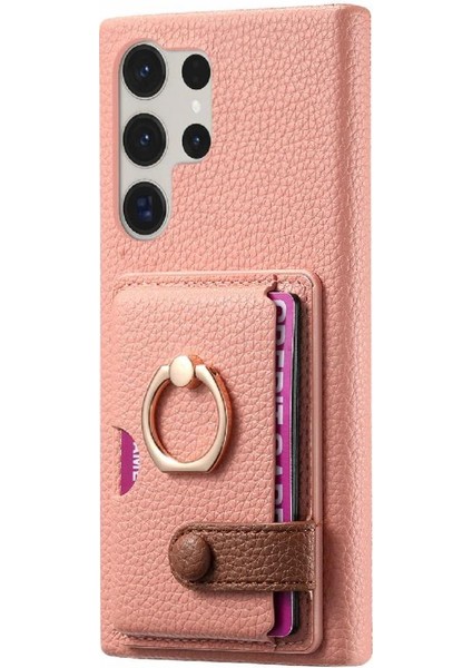 Samsung Galaxy S23 Ultra Halka Standı Kart Yuvaları Premium Dokulu (Yurt Dışından) fiyatları