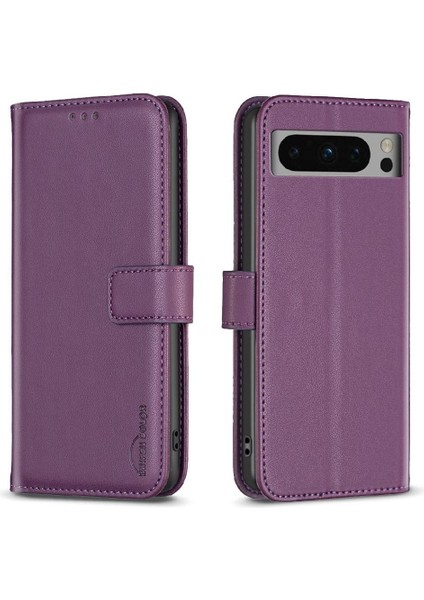 Google Pixel 8 Pro Çok Renkli Deri Kılıf Çoklu Kart Yuvası Için Flip Case (Yurt Dışından)