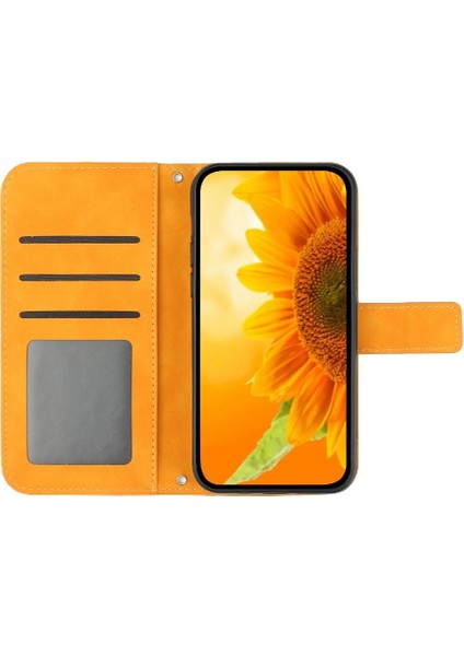 Onur Için Kılıf 200 Lite Kısa Kayış Flip Cüzdan Telefon Kılıfı Kabartmalı Lüks (Yurt Dışından)