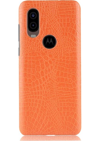 Motorola One Vision Klasik Timsah Moda Için Şık Klasik Kılıf (Yurt Dışından) fırsatları