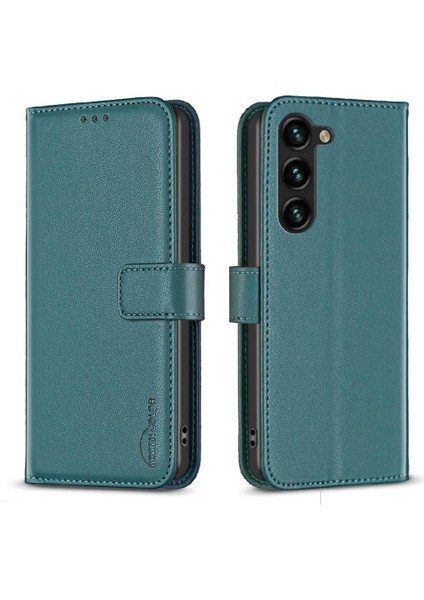 Samsung Galaxy S23 Deri Çanta Çok Renkli Iş Cüzdan Için Flip Case (Yurt Dışından)