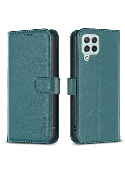 Samsung Galaxy A22 4g Çok Renkli Iş Deri Kılıf Yuvası Için Flip Case (Yurt Dışından)