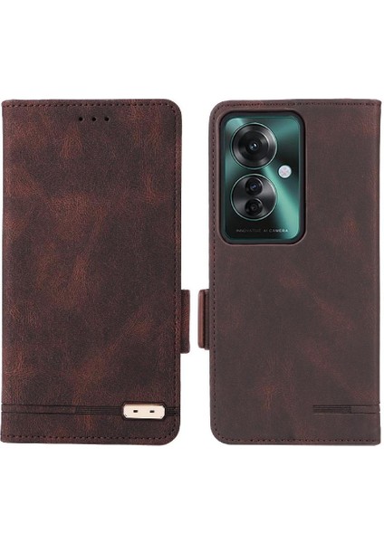 Toka Kart Tutucu ile Oppo RENO11 F 5g Manyetik Cüzdan Için Flip Case (Yurt Dışından) fiyatları