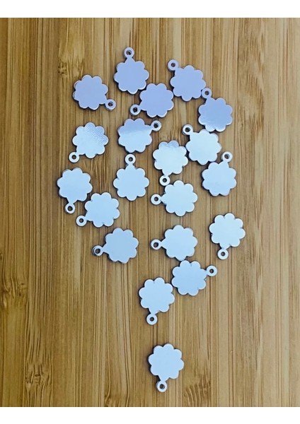 Papatya 10MM. Gümüş Pleksi Kalın Pul. 20GR fiyatları